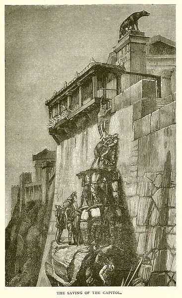 The Saving of the Capitol (engraving)