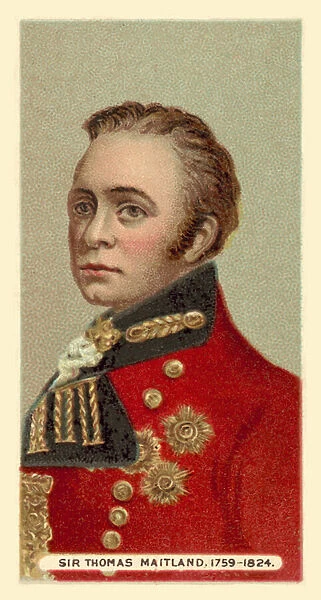 Sir Thomas Maitland, 1759-1824 (chromolitho)