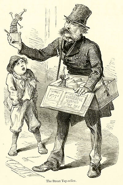 The Street Toy-seller (engraving)