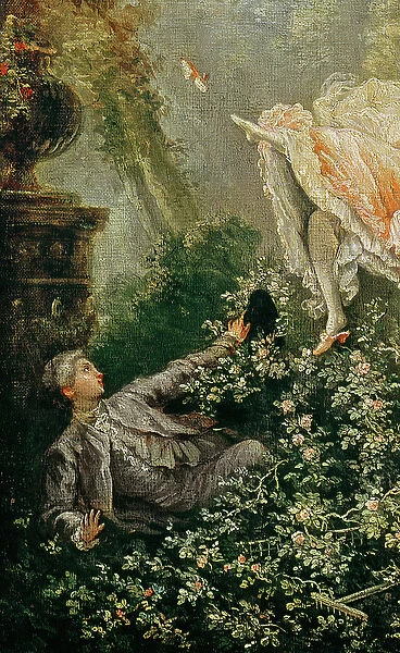 The Swing (oil on canvas) (detail of 156532)