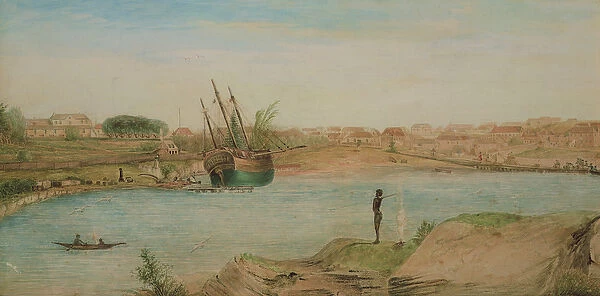 Sydney Cove, head of the cove, 1808 (w  /  c)