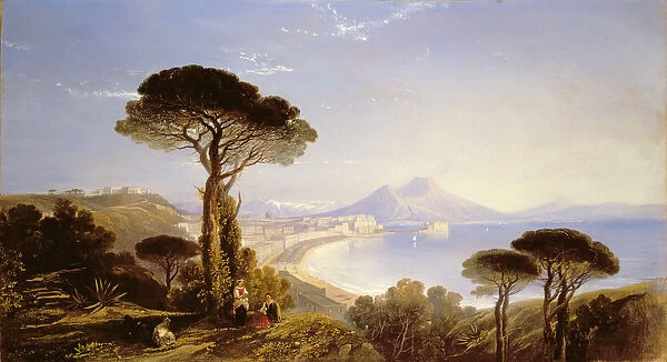 A view of the Bay of Naples