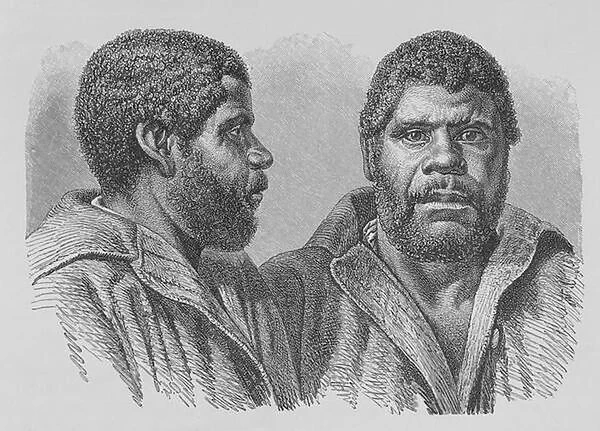 William Lanney, the last Tasmanian, from The History of Mankind, Vol. 1, by Prof