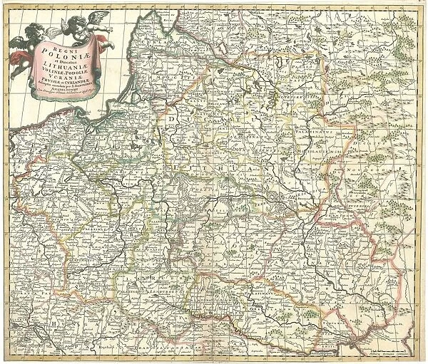Map Regni PoloniA┼á et ducatus LithuaniA┼á VoliniA┼á