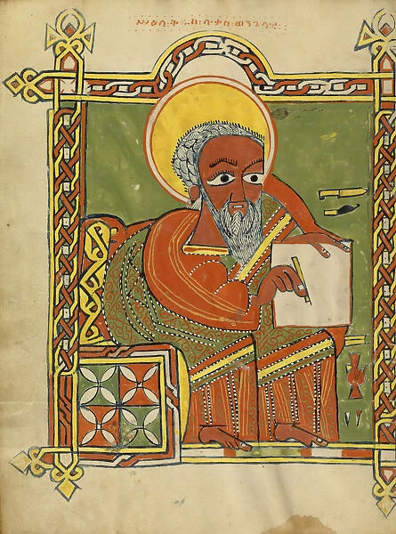 Saint Luke Ethiopia 1504 1505 Tempera parchment