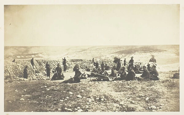 The French Redoubt at Inkermann, 1855. Creator: Roger Fenton
