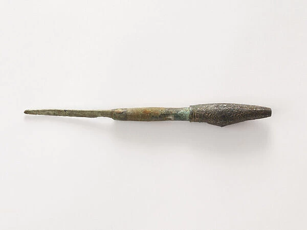 Knife blade and ornamented handle, Goryeo period, 12th-13th century. Creator: Unknown