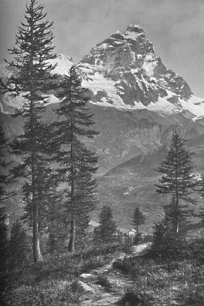 The Matterhorn From the Italian Side, Forest of Brueil, 1917. Artist: Donald McLeish