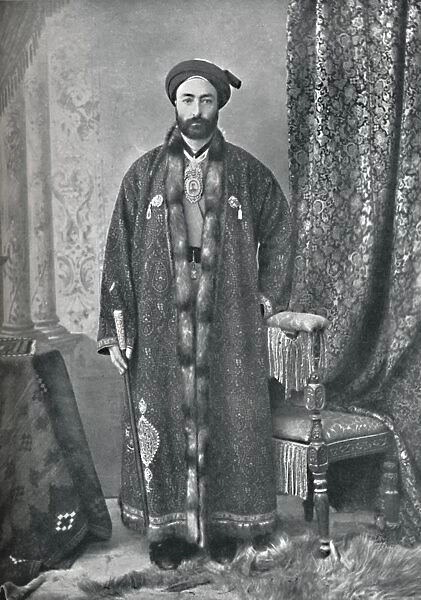 The officer in charge of the holy shrine at Mashhad, Persia, 1902
