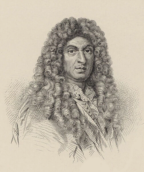 Portrait of the composer Jean-Baptiste Lully (1632-1687). Creator: Anonymous