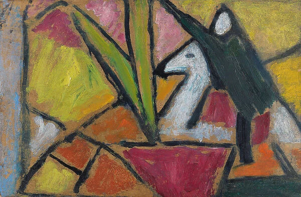 Untitled, fragment (Still Life with green Reiter), 1908