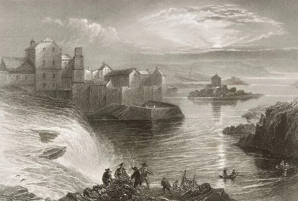 Ballyshannon, County Donegal, Ireland. Drawn By W. H. Bartlett, Engraved By J. T. Willmore. From 'The Scenery And Antiquities Of Ireland'By N. P. Willis And J. Stirling Coyne. Illustrated From Drawings By W. H. Bartlett. Published London C. 1841
