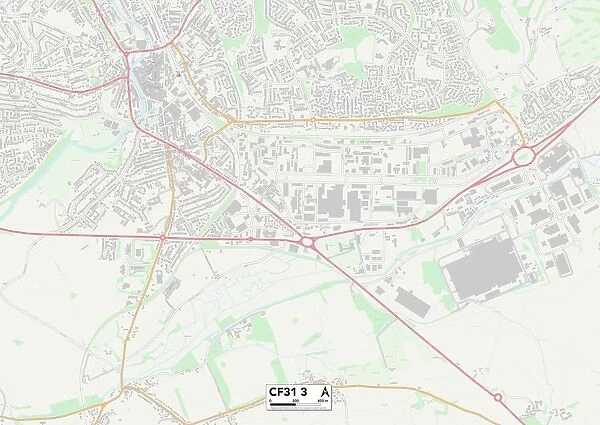 Bridgend CF31 3 Map