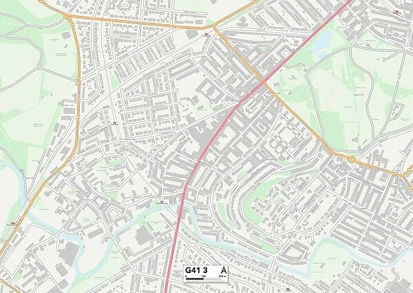 Glasgow G41 3 Map