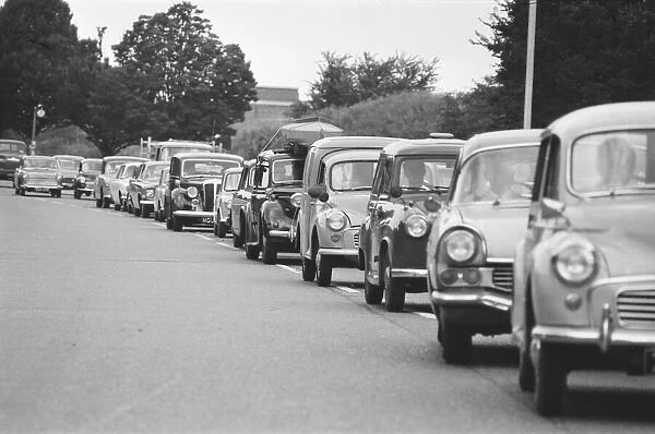 Congestion in South London shot for 1964 traffic feature for Daily Herald