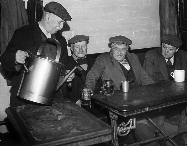 Old Men drinking in pub