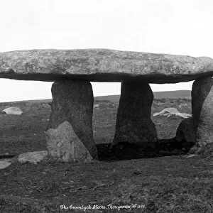 Cromlech Stone, near Penzance, December 1925