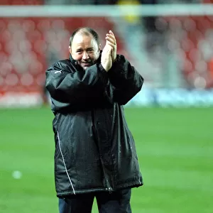 Gary Johnson thanks the travelling fans