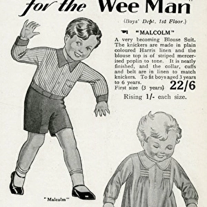 Advert for Gorringes childrens clothing