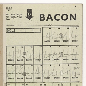 Bacon Ration Coupons