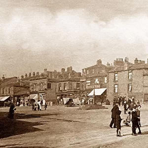 Birstall near Leeds Market Place early 1900s
