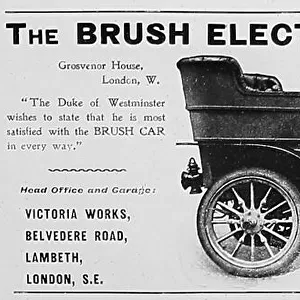 Brush Electrical Engineering veteran car advert
