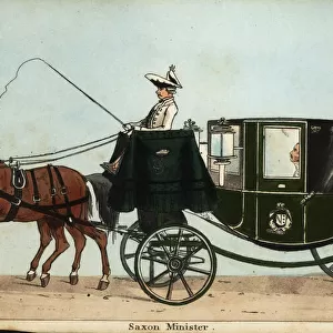 Carriage of the Saxon minister, M. de Gersdorff, in
