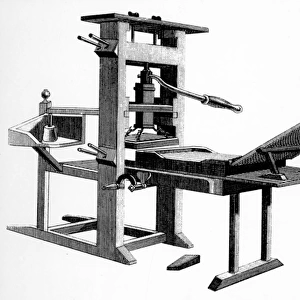 Common printing press, 1811
