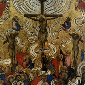 Early 15th C. North Italian master. The Crucifixion. Nationa