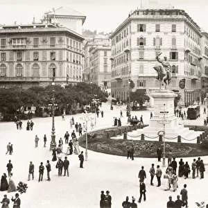 Genova, Genoa, Italy, Piazza Corvetto