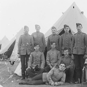 Group of soldiers at a training camp