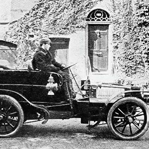 Harry Tate and his MMC veteran car, early 1900s