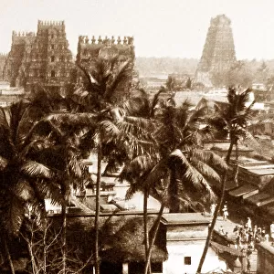 India - Seringham Temple Trichinopoly Madras early 1900s