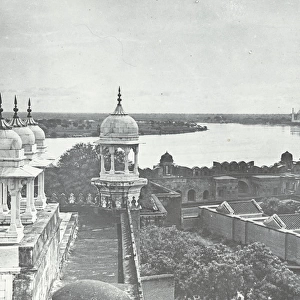 India - Taj Mahal Distant view from Muti Musjid