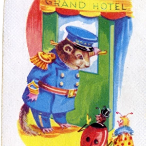 Old Maid card game - Doorman Dormouse