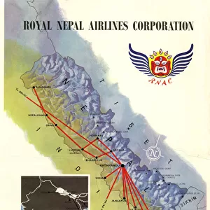 Poster, Royal Nepal Airlines Corporation