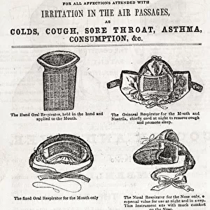 The Respirator for colds, cough, sore throat, etc