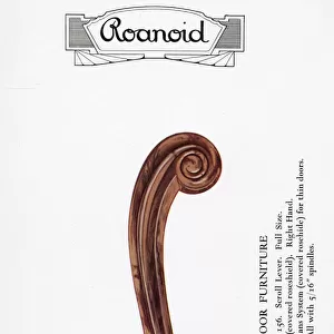 Roanoid bakelite door handle