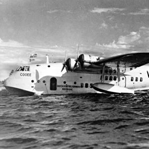 Short S23 Empire Flying Boat VH-ABF Cooee of Qantas