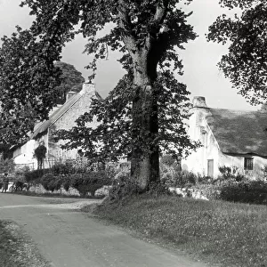 Unidentified Welsh village scene