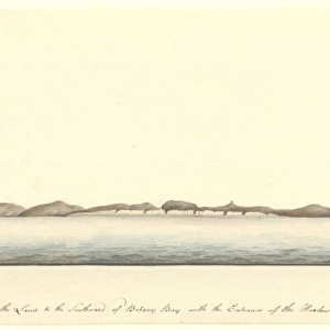 A view of the coastline to the south of Botany Bay