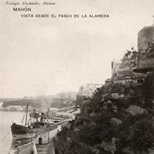 View of Mahon, Menorca, Balearic Islands, Spain