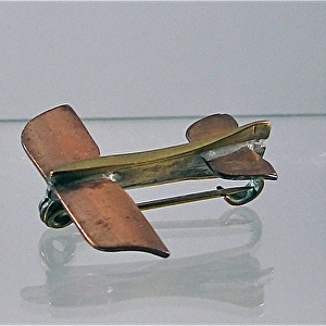 WWI monoplane brooch