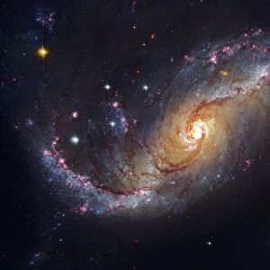 Barred spiral galaxy NGC 1672 C017 / 3735