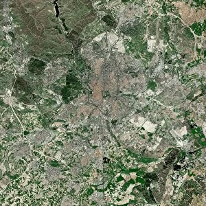 Madrid, Spain, satellite image