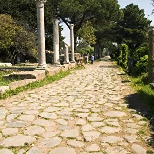 Roman road, Ostia Antica