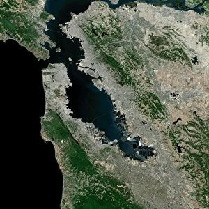 San Francisco Bay, USA, satellite image