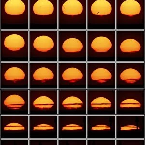 Sunset, composite image