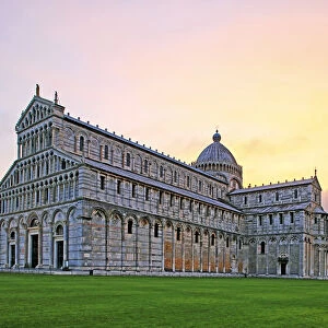 Campo dei Miracoli with Santa Maria Assunta Cathedral and Leaning Tower, UNESCO World Heritage Site