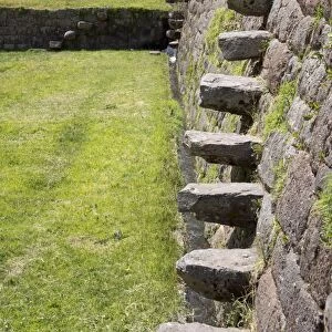 Inca stepping stones, Tipon, Peru, South America